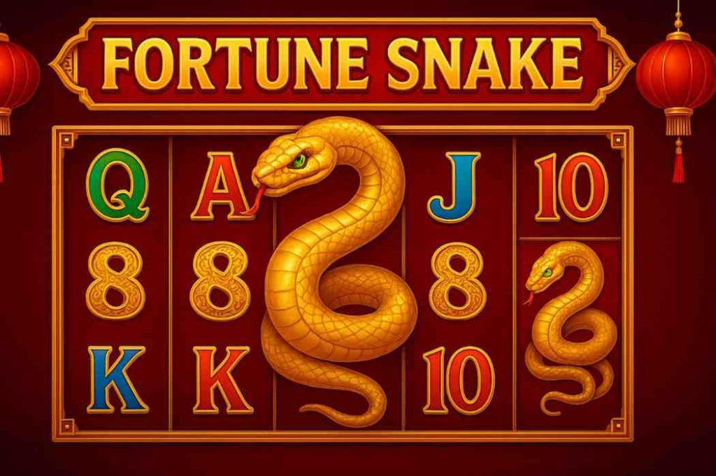 Jogo Fortune Snake slot com tema oriental no TTRR