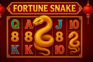 Jogo Fortune Snake slot com tema oriental no TTRR